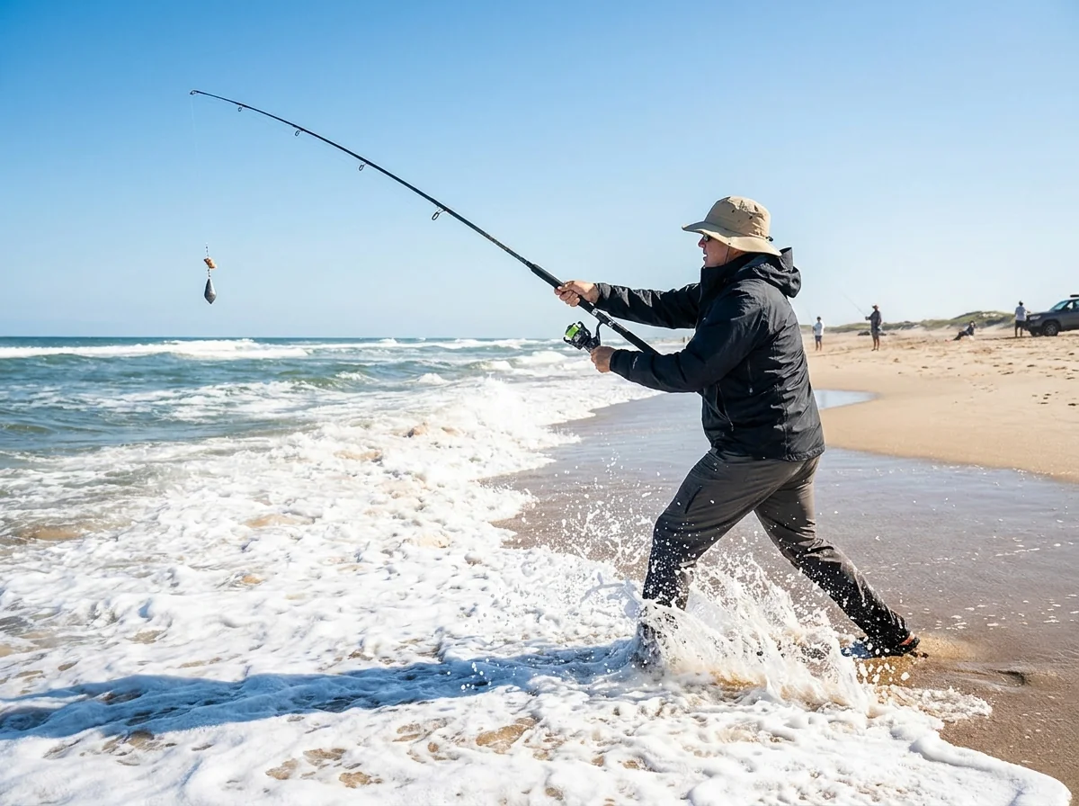 Custom waterproof fishing rain jacket with taped seams