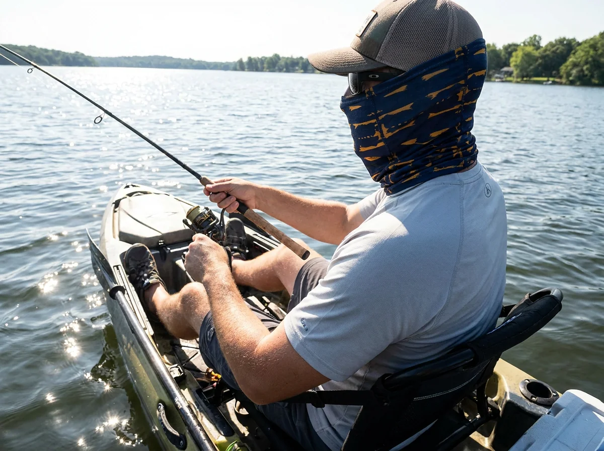 Custom performance fishing pants with 4-way stretch