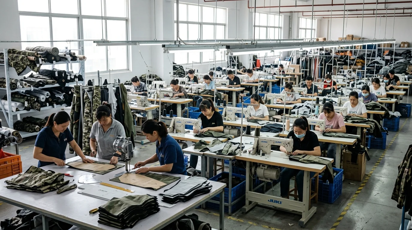 Fishing apparel factory producing custom fishing pants