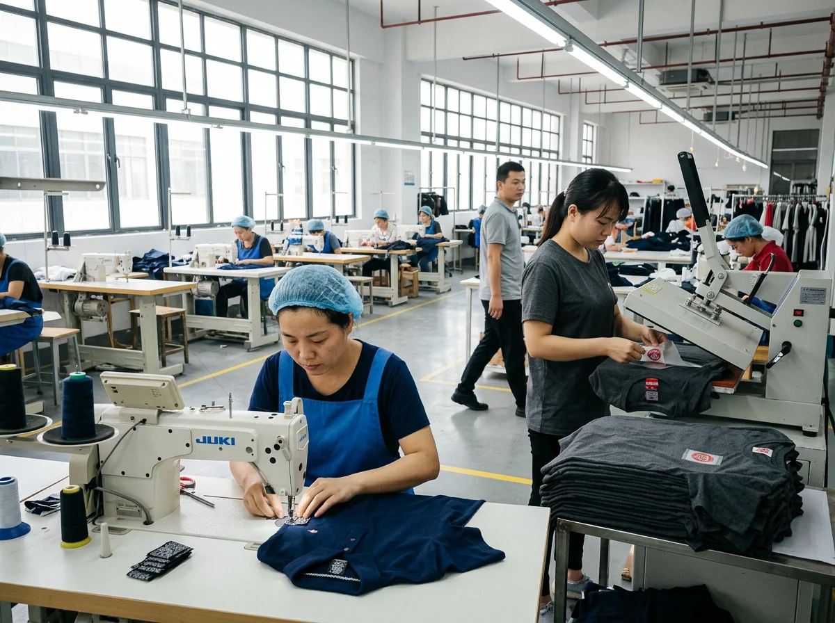 Woven neck labels and heat-transfer tags for tagless finishing