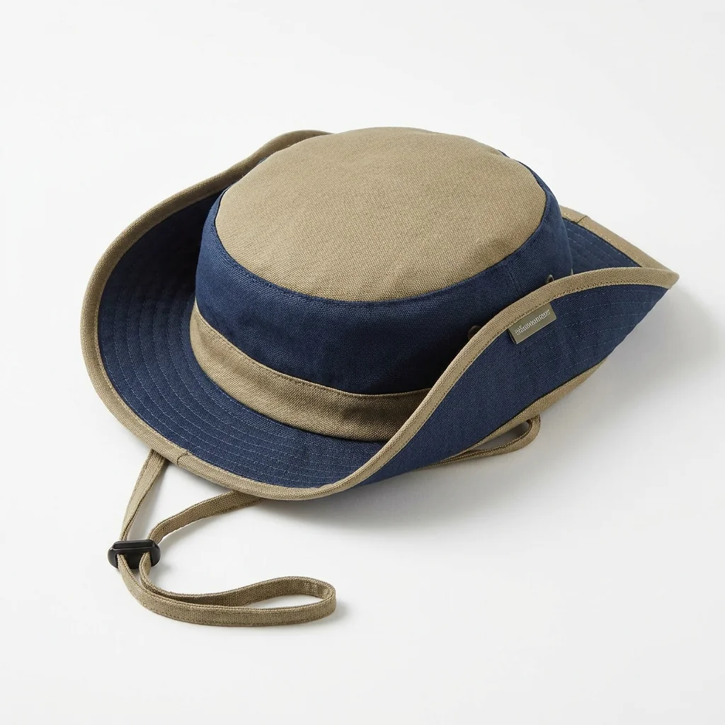 Custom UPF 50+ wide-brim and vented UV fishing hat